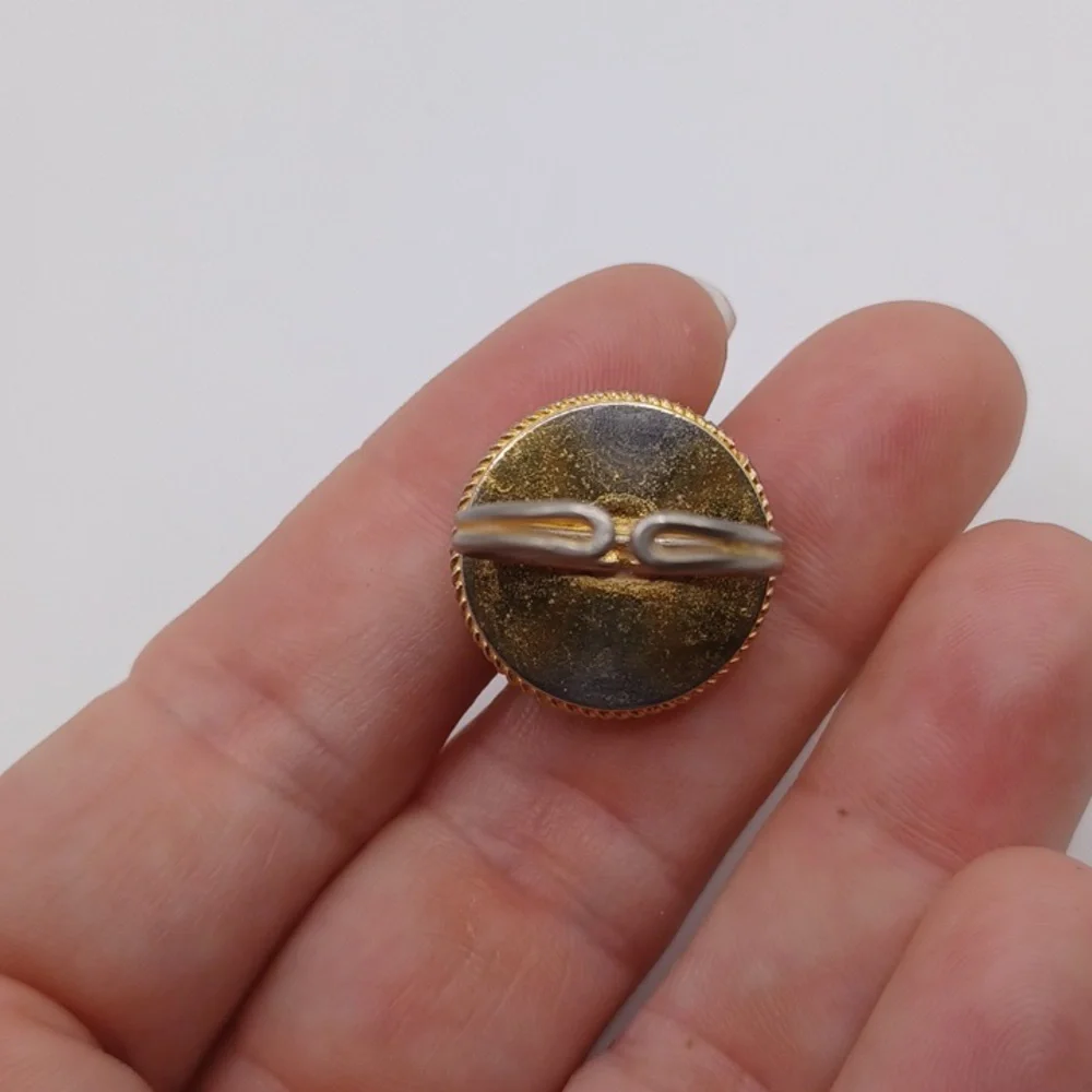 Micro Mosaic Floral Ring
